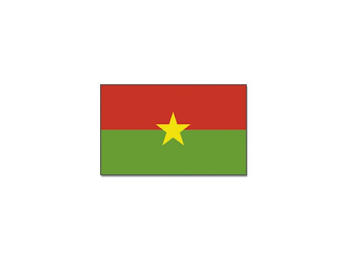 Vlajka Burkina Faso o velikosti 90 x 150 cm