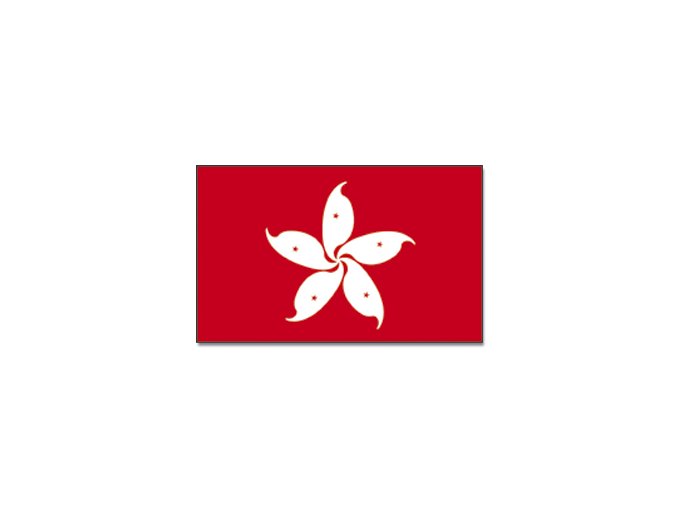 Vlajka Hongkong o velikosti 90 x 150 cm