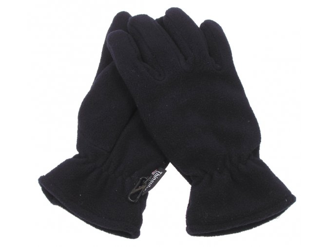 Fleece-rukavice černé Thinsulate