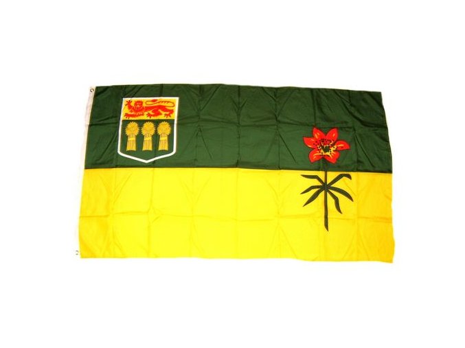 AZ FLAG Flagge Saskatchewan - 150x90 Cm Kanada Fahne Aus 100% Polyester Mit Metallösen