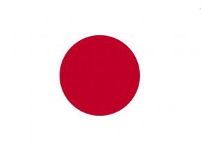 Vlajka Japonska o velikosti 90 x 150 cm