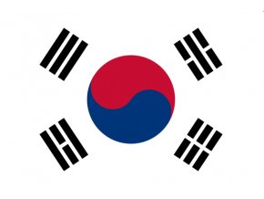 Vlajka Jižní Korea o velikosti 90 x 150 cm