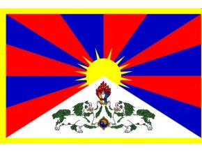 Vlajka Tibet o velikosti 90 x 150 cm