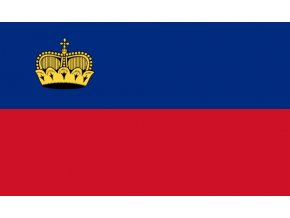 Vlajka Lichtenšteinska o velikosti 90 x 150 cm