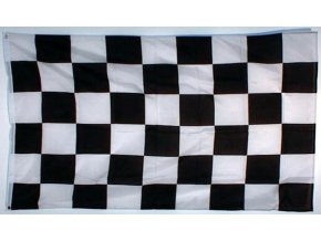 Cílová vlajka (šachovnice) o velikosti 90 x 150 cm