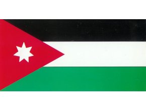 Vlajka Jordánsko o velikosti 90 x 150 cm