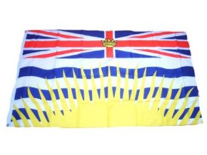 Vlajka Kanada - Britská Kolumbie 90 x 150 cm