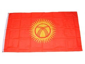 Vlajka Kyrgyzstánu o velikosti 90 x 150 cm