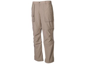 Multifunkční outdoorové kalhoty khaki Microfaser