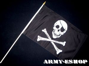 Vlaječka - praporek Pirát 30 x 45 cm