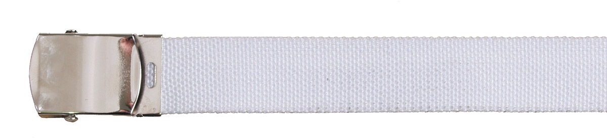 Opasek 30 mm bílý