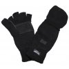 Multifunkční rukavice - bezprstové - palčáky Thinsulate černé
