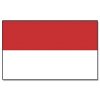Vlajka Monako o velikosti 90 x 150 cm