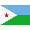Vlajka Džibutska o velikosti 90 x 150 cm