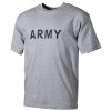Tričko s potiskem Army šedé
