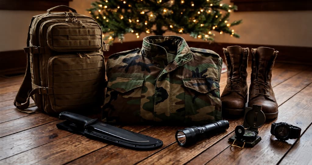 army dárek k vánocům pod sromečkem