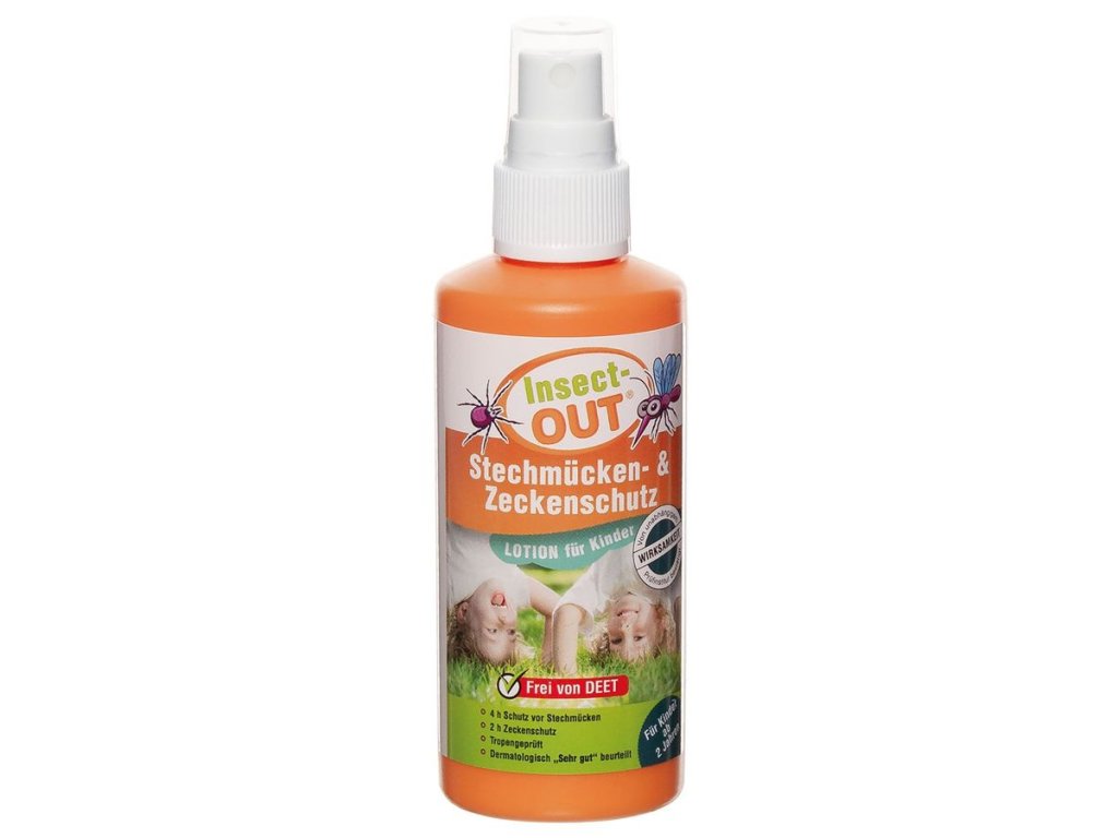 repelent komari klistata insect out 100ml pro deti