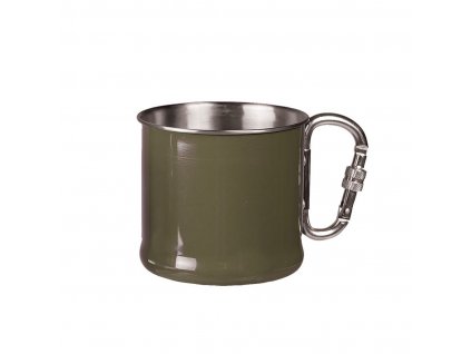 hrnek s karabinou mil tec olive 500 ml