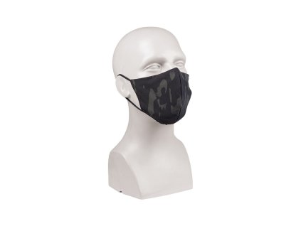 Ustni rouska MIL TEC V SHAPE MultiTarnBlack 1