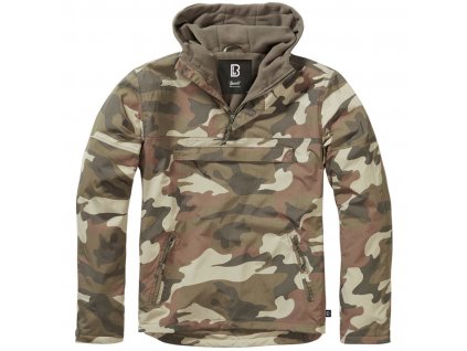 vetrovka brandit windbreaker light woodland