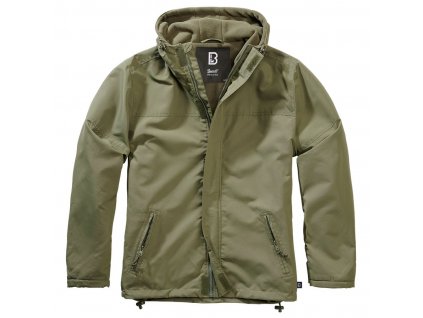 vetrovka olive brandit windbreaker frontzip