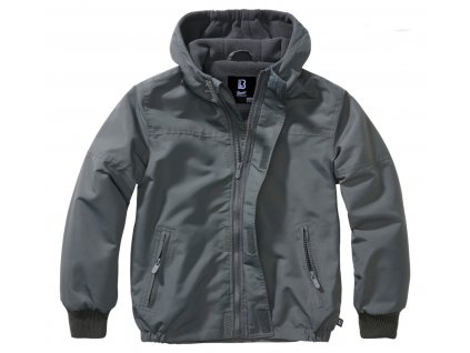 Vetrovka detska Brandit Windbreaker anthracite 1