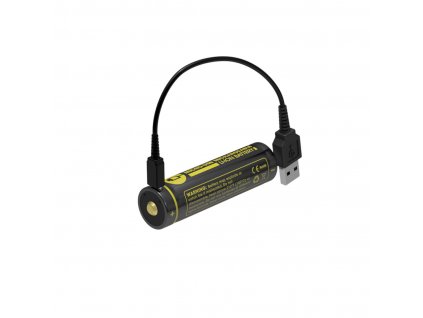 Akumulátor NITECORE Li ion 18650 s Micro USB dobíjením 2600 mAh 1