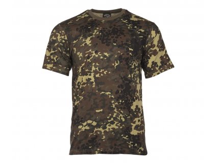 Tricko kratky rukav US styl Flecktarn