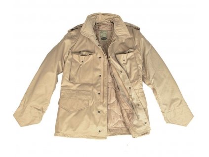 Kabát MIL-TEC US M65 s tepelnou vložkou Khaki