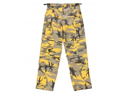 Kalhoty bdu yelow camo