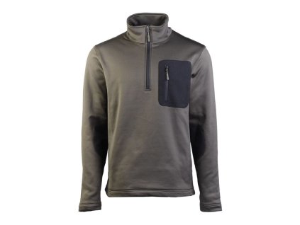 Mikina MIL-TEC THERMO-FLEECE ¾ zip Olive