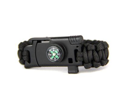 paracord black armyhrusova cz