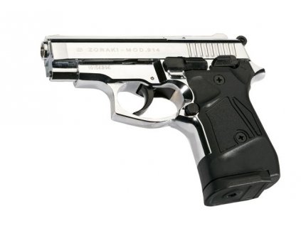 Plynová pistole Atak Arms Zoraki 914 Auto lesklý Chrom cal. 9mm P.A.Knall