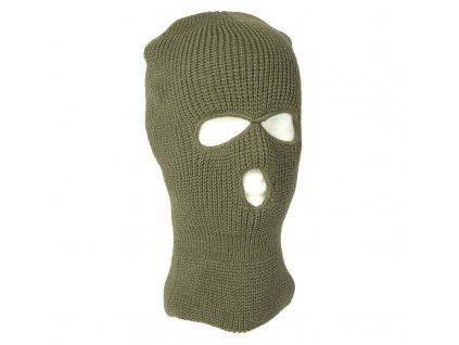 Kukla MIL-TEC Balaclava Polyacryl tříotvorová Olive