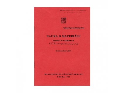 Nauka o materiálu Sa vz. 23 a Sa vz. 25