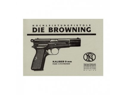 Manuál Browning 1935, kaliber 9mm - reprint