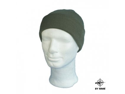Čepice MMB pletená Watch Cap Olive - vlněná