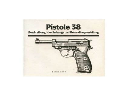 Manuál Walther P-38 - reprint