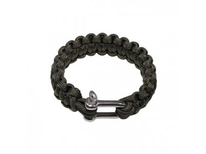 Náramek Max-Fuchs Paracord 23 mm (kov.spona) Olive