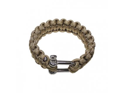 Náramek Max-Fuchs Paracord 23 mm (kov.spona) Coyote