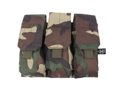 Sumka Max-Fuchs trojitá na zásobník "MOLLE" Woodland