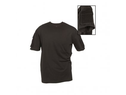 Taktické tričko MIL-TEC krátký rukáv Black