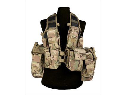 Taktická vesta 12 kapes Multitarn Camo