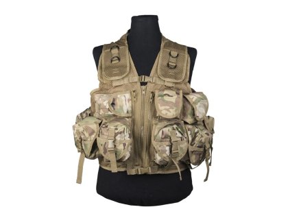 Taktická vesta 9 kapes Multitarn Camo