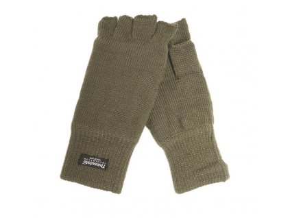 Rukavice MIL-TEC pletené Thinsulate bez prstů Olive