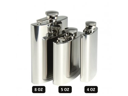 Likérka MIL-TEC leštěná nerez 5OZ 140 ml