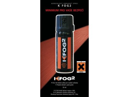 Pepřový obranný sprej K-FOG2 aerosolový 50 ml