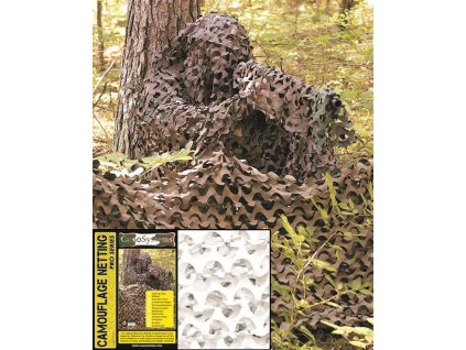 Maskovací síť MIL-TEC CRAZY CAMO 240 x 600 cm Bílá