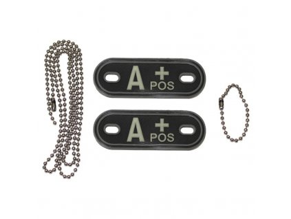 Identifikační set Max-Fuchs krevní skupina A+ Black