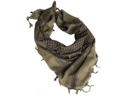 Šátek SHEMAGH Olive/Black